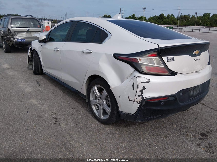 Vin: 1g1ra6s50ju156476, lot: 46139407, chevrolet volt lt 20183