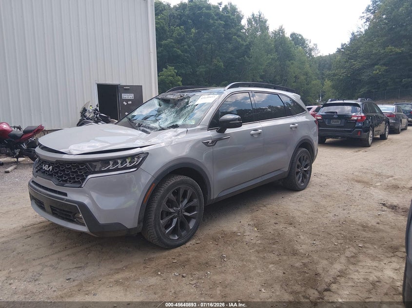 Vin: 5xyrhdlf1ng129227, lot: 46139416, kia sorento x-line ex 20222