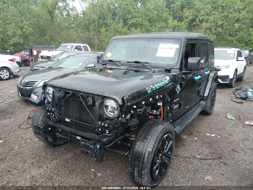 2022 Jeep Wrangler 4Xe Unlimited Sahara 4X4 VIN: 1C4JJXP66NW153250 Lot: 45640904