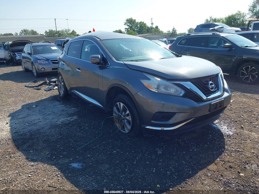 Vin: 5n1az2mh5hn160732, lot: 46139450, nissan murano s 2017 img_1