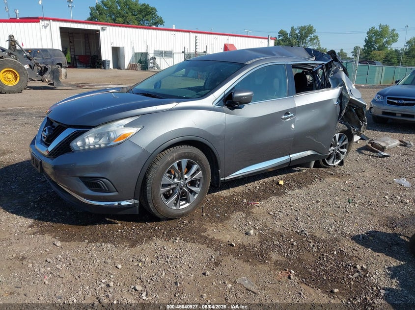 Vin: 5n1az2mh5hn160732, lot: 46139450, nissan murano s 20172