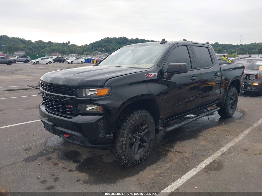 Vin: 3gcpycef4lg261539, lot: 46139460, chevrolet silverado 1500 4wd  short bed custom trail boss 20202