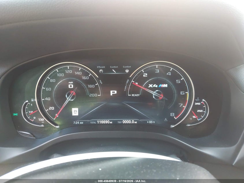 2020 BMW X4 M Competition VIN: 5YMUJ0C02L9B76200 Lot: 45640939