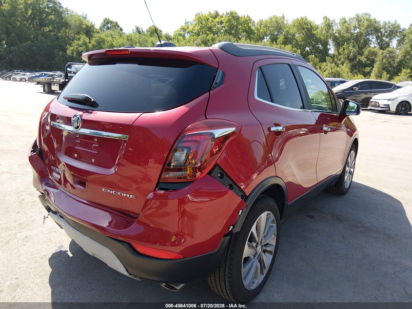 Vin: kl4cjasb5jb713488, lot: 46139529, buick encore preferred 20184
