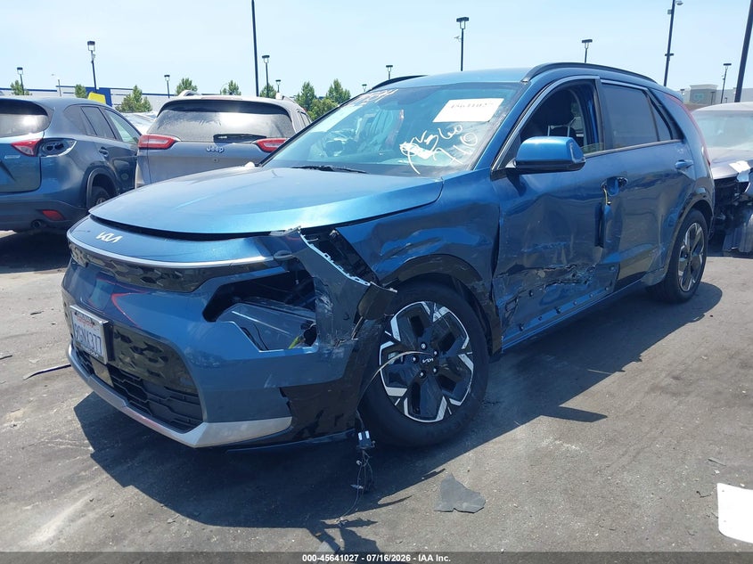 Vin: kndcr3l16p5038774, lot: 46139550, kia niro ev wind 20232
