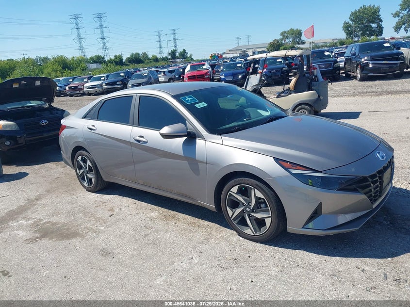 Vin: kmhls4ag8pu500450, lot: 46139559, hyundai elantra sel 2023 img_1