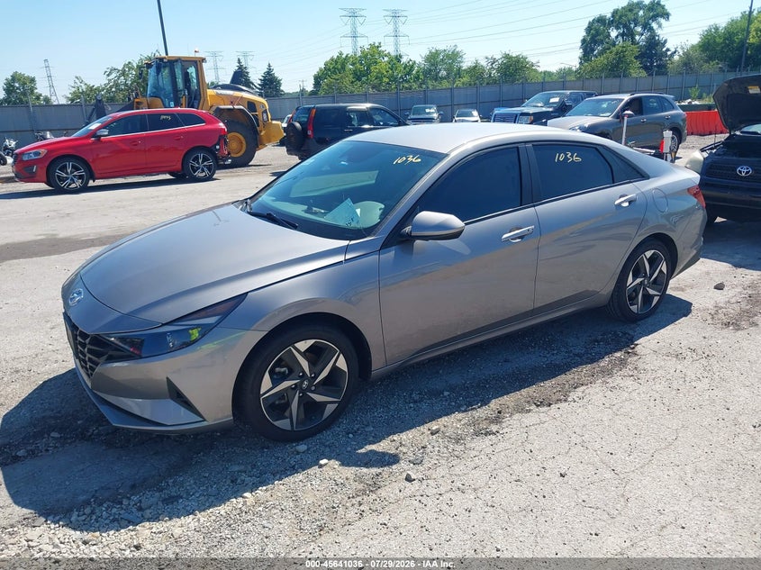 Vin: kmhls4ag8pu500450, lot: 46139559, hyundai elantra sel 20232