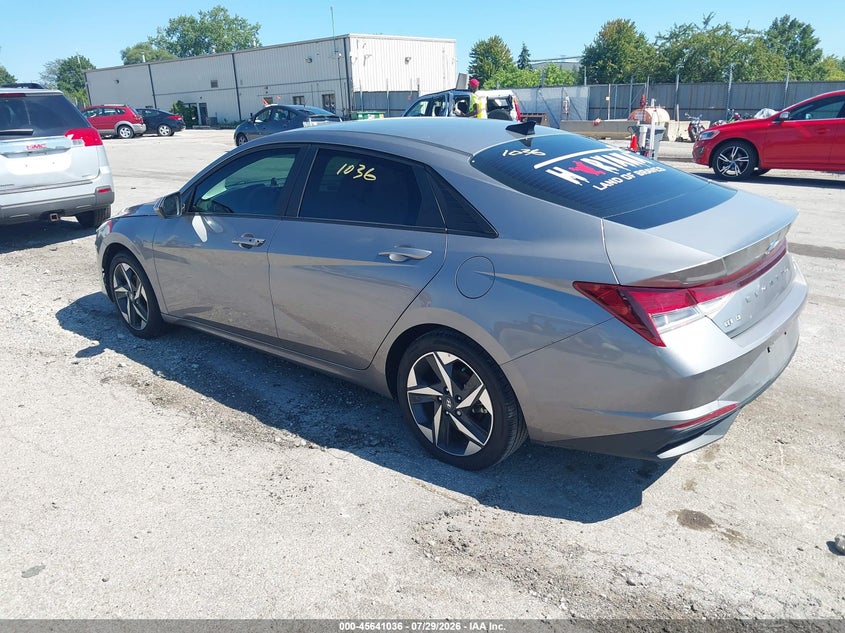 Vin: kmhls4ag8pu500450, lot: 46139559, hyundai elantra sel 20233