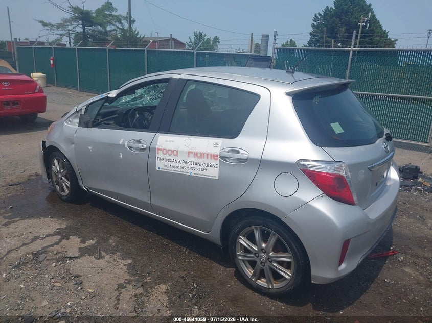 Vin: jtdktud31dd571765, lot: 46139582, toyota yaris se 20133