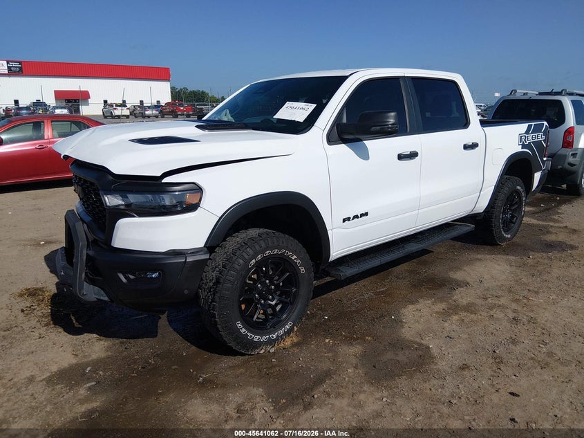 Vin: 1c6srflp2sn578642, lot: 46139585, ram 1500 rebel  4x4 5'7 box 20252