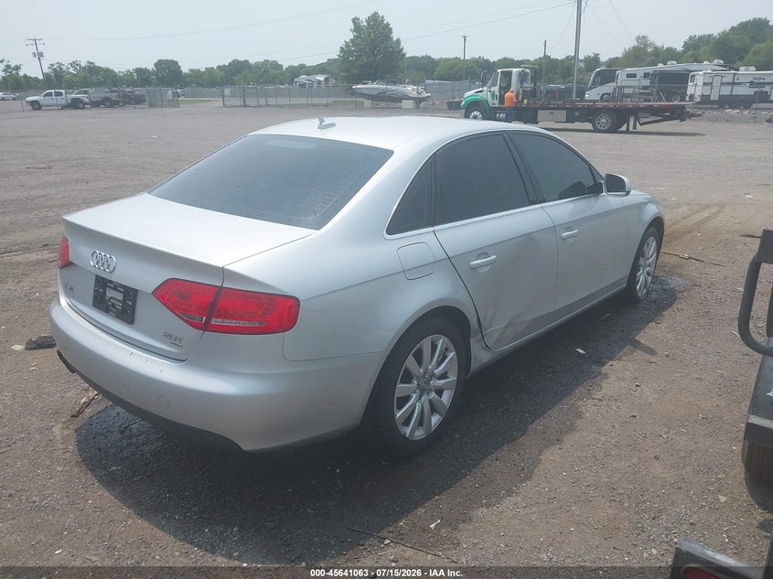 2012 Audi A4 2.0T Premium VIN: WAUBFAFL7CN015016 Lot: 45641063