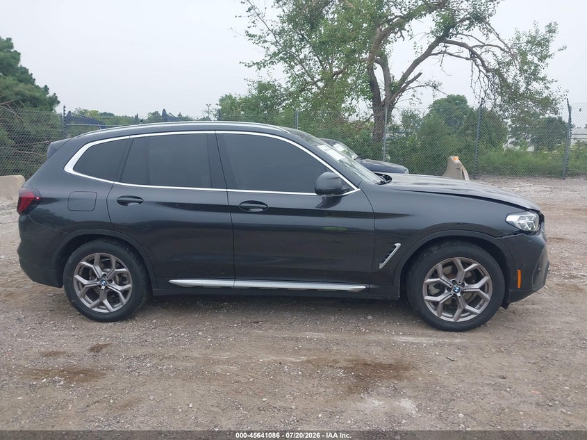 2022 BMW X3 xDrive30I VIN: 5UX53DP05N9L80268 Lot: 45641086