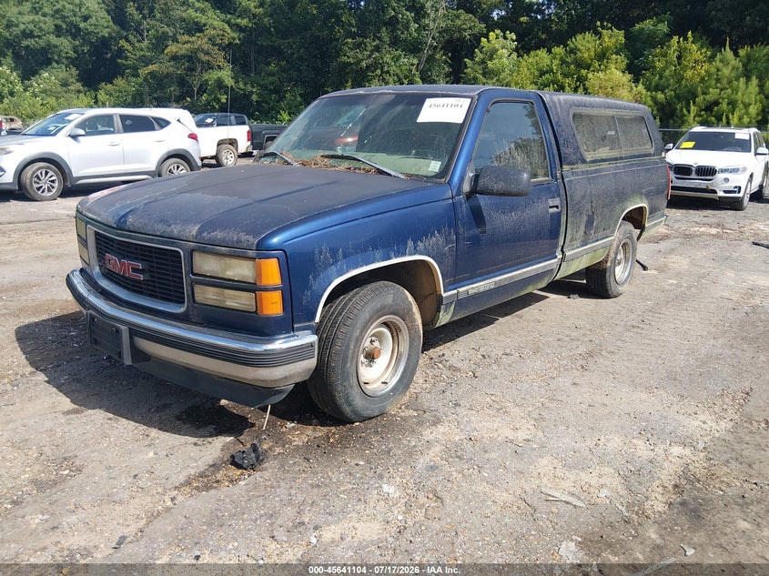 1998 GMC Sierra, Обычный износ, IAAI, VIN 1GTEC14M9WZ517088 — фото 2