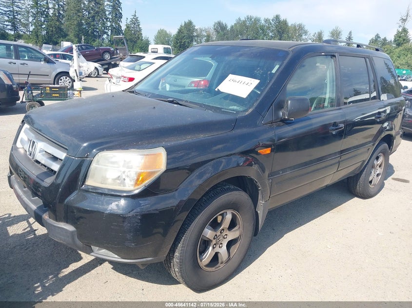 2HKYF18557H502314 2007 Honda Pilot Ex-L photo 1