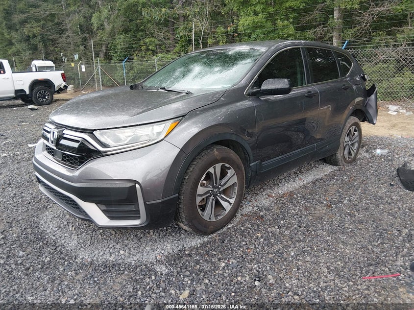 2020 Honda Cr-V 2Wd Lx, Left Rear, IAAI, VIN 5J6RW1H29LL006443 — photo 2