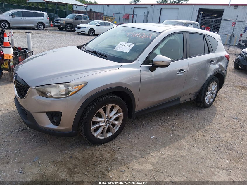 Vin: jm3ke4dy1f0526784, lot: 46139725, mazda cx-5 grand touring 20152