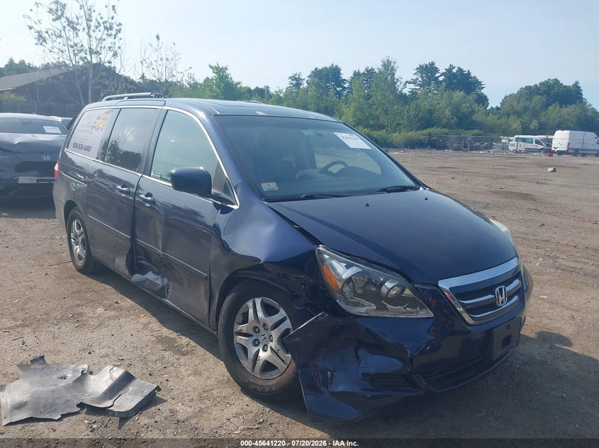 2007 Honda Odyssey Ex-L VIN: 5FNRL38747B079332 Lot: 45641220
