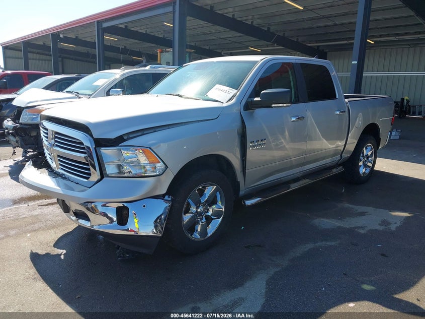 Vin: 1c6rr7lg4hs618203, lot: 46139745, ram 1500 big horn  4x4 5'7 box 20172