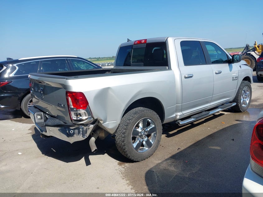 Vin: 1c6rr7lg4hs618203, lot: 46139745, ram 1500 big horn  4x4 5'7 box 20174