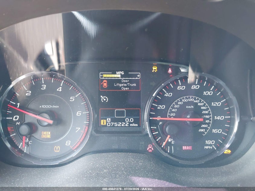 2020 Subaru Wrx Premium VIN: JF1VA1B69L9829889 Lot: 45641276