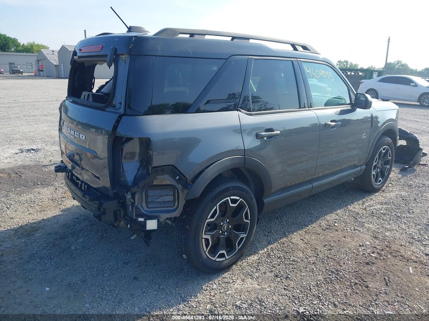Vin: 3fmcr9cn7sre95195, lot: 46139816, ford bronco sport outer banks 20254