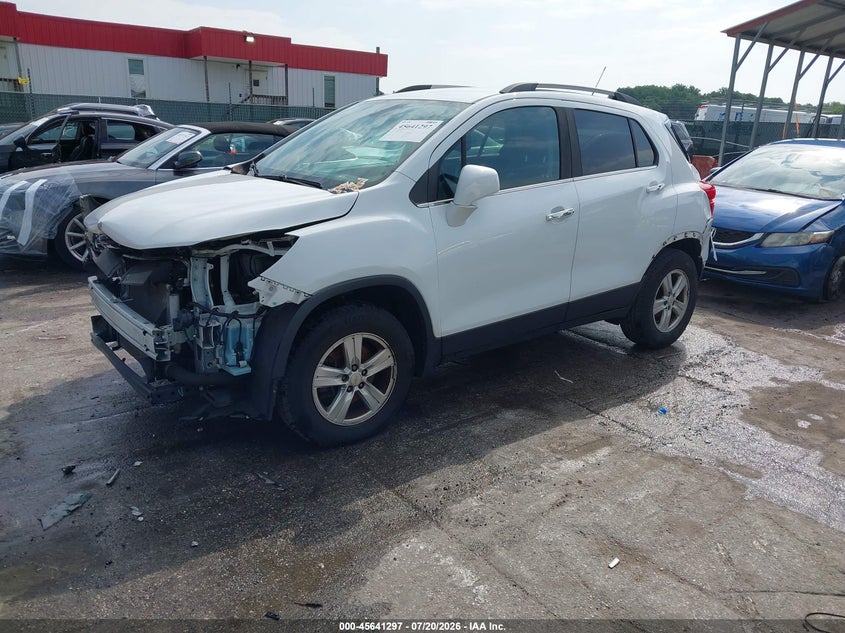 2020 Chevrolet Trax, Front End, IAAI, VIN KL7CJPSB0LB025262 — photo 2