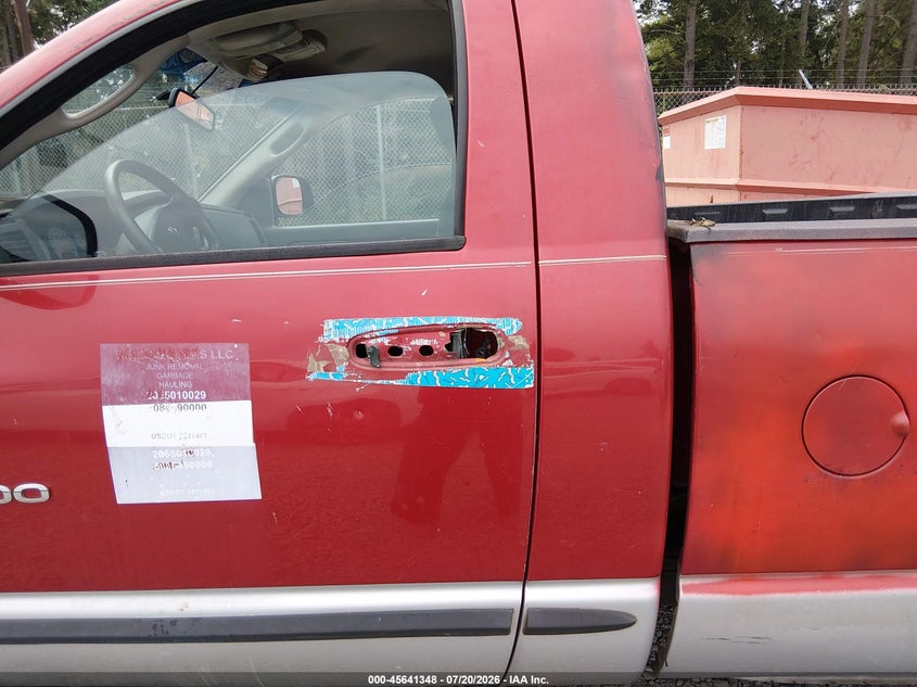 2007 Dodge Ram 1500 Slt VIN: 1D7HA16P77J599404 Lot: 45641348