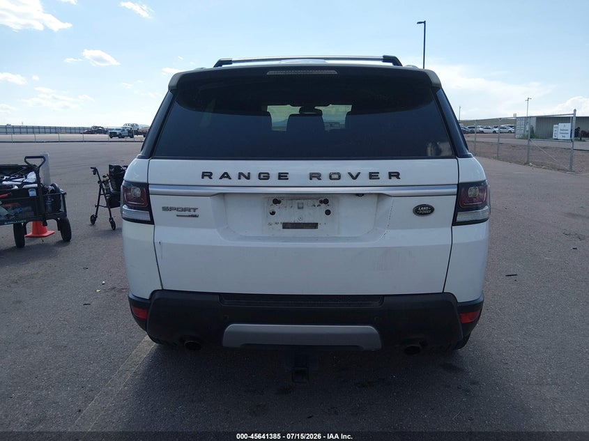 2014 Land Rover Range Rover Sport 3.0L V6 Supercharged Hse VIN: SALWR2WF0EA332974 Lot: 45641385