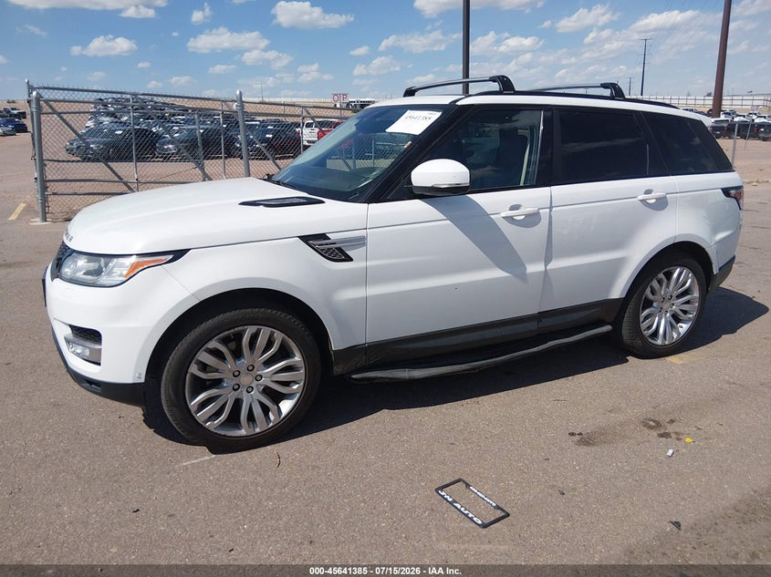 Vin: salwr2wf0ea332974, lot: 46139908, land rover range rover sport 3.0l v6 supercharged hse 20142