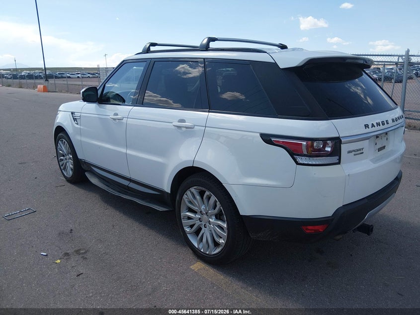 Vin: salwr2wf0ea332974, lot: 46139908, land rover range rover sport 3.0l v6 supercharged hse 20143