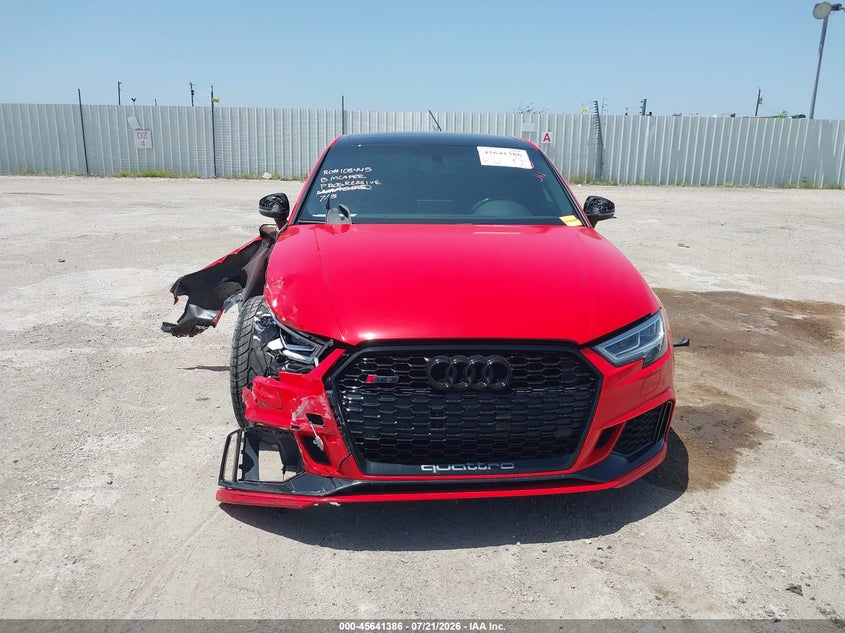 2018 Audi Rs 3 2.5T VIN: WUABWGFF3J1907609 Lot: 45641386