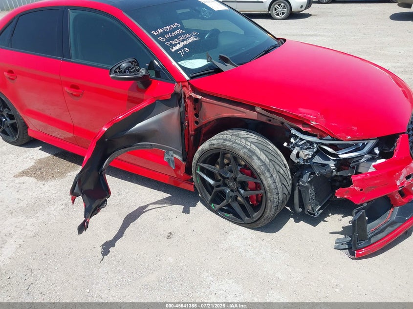 2018 Audi Rs 3 2.5T VIN: WUABWGFF3J1907609 Lot: 45641386