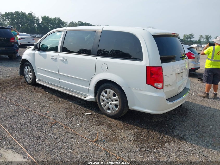 Vin: 2c4rdgbg2hr602141, lot: 46139914, dodge grand caravan se 20173