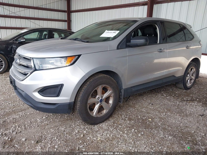 Vin: 2fmtk3g91fbc32977, lot: 46139919, ford edge se 20152