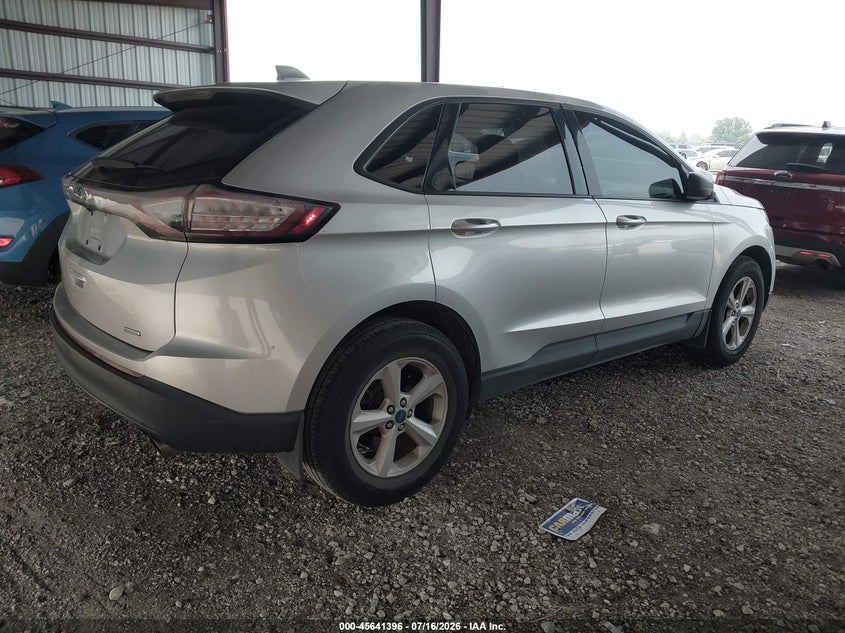 Vin: 2fmtk3g91fbc32977, lot: 46139919, ford edge se 20154
