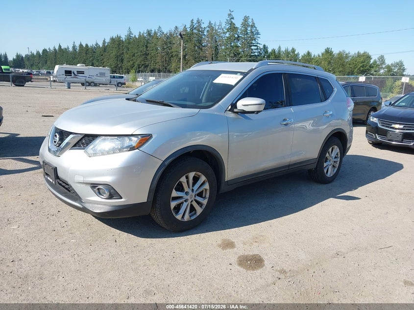 2016 Nissan Rogue S/Sl/Sv KNMAT2MV6GP644567 photo 1