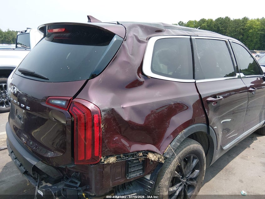 2022 Kia Telluride Lx VIN: 5XYP2DHC4NG238515 Lot: 45641442