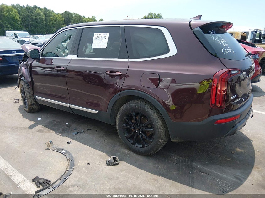 KIA TELLURIDE 2022 VIN 5XYP2DHC4NG238515
