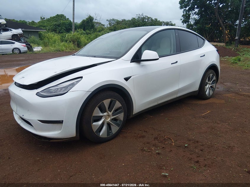 Vin: 5yjygdee7mf279142, lot: 46139970, tesla model y long range dual motor all-wheel drive 20212