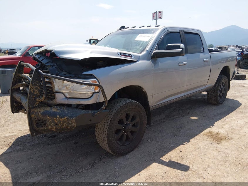 Vin: 3c6ur5dl2mg510948, lot: 46140049, ram 2500 big horn  4x4 6'4 box 20212