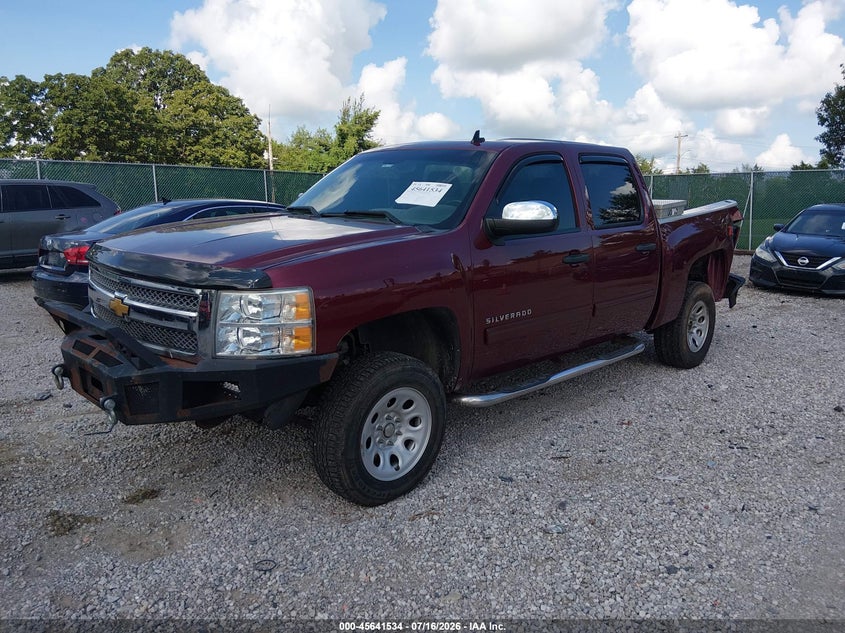2013 Chevrolet Silverado, Удар сзади, IAAI, VIN 3GCPKSE73DG110469 — фото 2