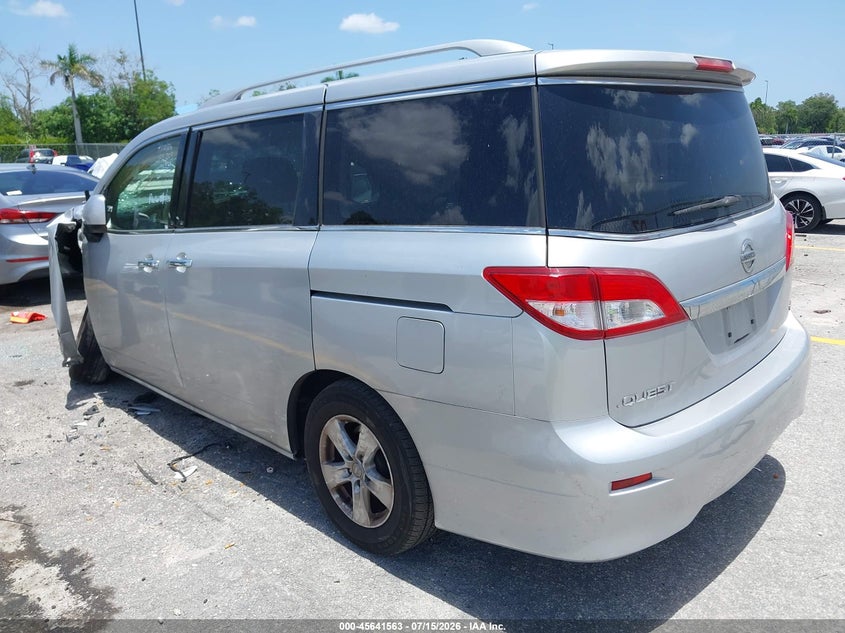 2017 Nissan Quest Sv VIN: JN8AE2KP3H9167265 Lot: 45641563