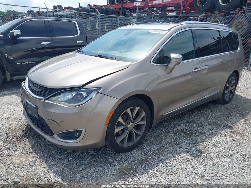 Vin: 2c4rc1gg8hr537076, lot: 46140088, chrysler pacifica limited 20172