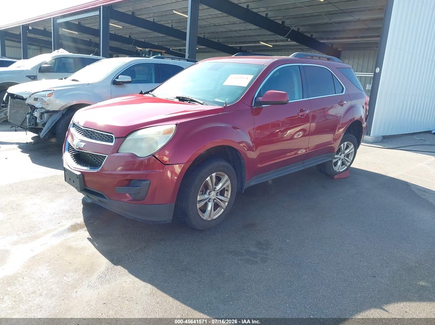 2012 Chevrolet Equinox, Перёд и зад, IAAI, VIN 2GNALDEK5C6336999 — фото 2