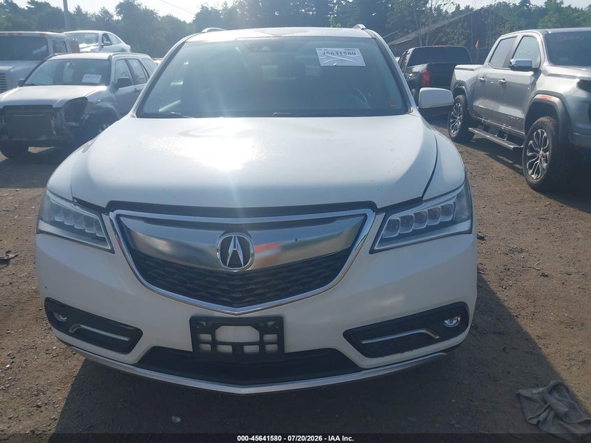 2016 Acura Mdx Technology Entertainment Packages/Technology, Entertainment Acurawatch Plus Packages VIN: 5FRYD4H68GB033474 Lot: 45641580