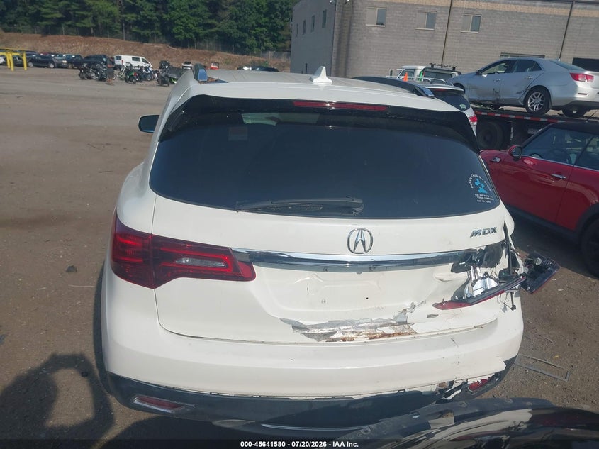 2016 Acura Mdx Technology Entertainment Packages/Technology, Entertainment Acurawatch Plus Packages VIN: 5FRYD4H68GB033474 Lot: 45641580