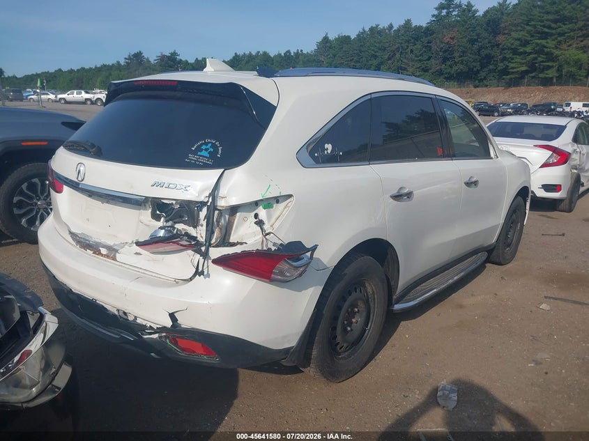 2016 Acura Mdx Technology Entertainment Packages/Technology, Entertainment Acurawatch Plus Packages VIN: 5FRYD4H68GB033474 Lot: 45641580