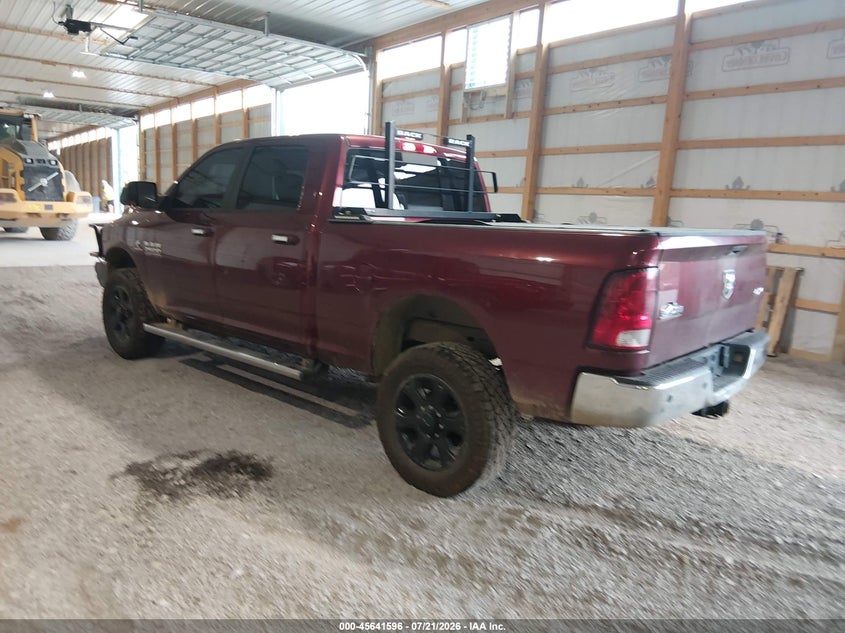 Vin: 3c6ur5dl8jg102336, lot: 46140119, ram 2500 big horn  4x4 6'4 box 20183
