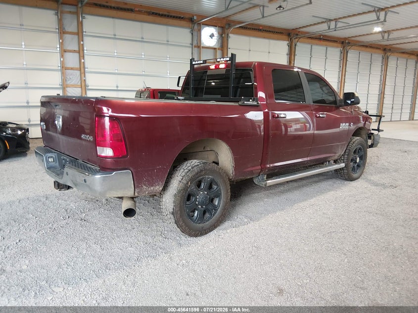Vin: 3c6ur5dl8jg102336, lot: 46140119, ram 2500 big horn  4x4 6'4 box 20184
