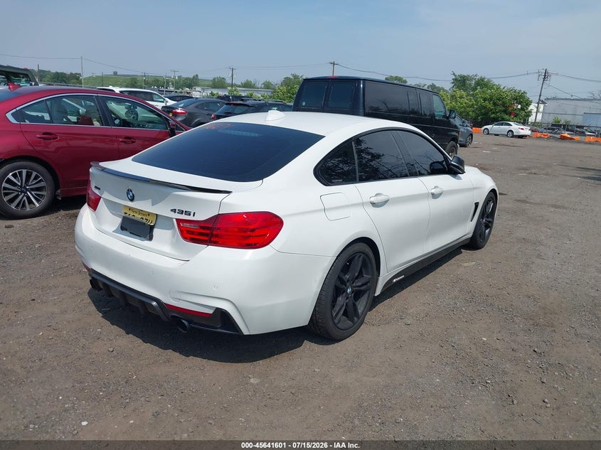 Vin: wba4b3c56gg528080, lot: 46140124, bmw 435i gran coupe xdrive 20164